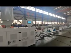 Máquina de extrusión de tuberías de agua caliente y fría de alta velocidad de 20-63 mm de plástico PPR HDPE con SJ80/34 45kw video