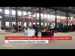 Non Standard Electric Balanced Forklift Lift Height 3000M Lithium Battery 25.6V 160AH