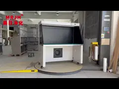 MRJH 304 из нержавеющей стали с ламинированным потоком капот Чистая скамейка OEM / ODM video