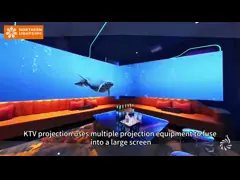 Multi Projection 3D Interactive Immersive Projector For KTV Decoration