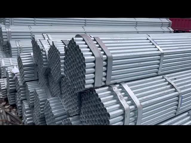 ISO9001 Tubo de aço galvanizado a quente DX51D Z40 grau 5.8m 6m 12m comprimento para indústria