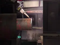 Автоматическая трубная лазерная режущая машина MS GI Металлическое оборудование для резки железных труб SS с лазером video