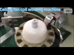 Высокоскоростной электрический потолочный вентилятор обмотка машина потолочный вентилятор катушка обмотка машина 2000Rpm video