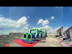 Детские надувные препятствия на открытом воздухе надувные игры препятствия video