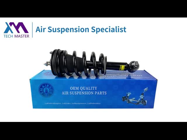 Регулируемый комплект подвески Coilover для F15 F16 X5 X6 Передняя стойка пневматической подвески в сборе, чехол 37106875083 37106875084 видео