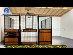 Фермерское конное оборудование конюшни твердые конные конюшни панели с нетоксичной порошкообразной поверхностью video