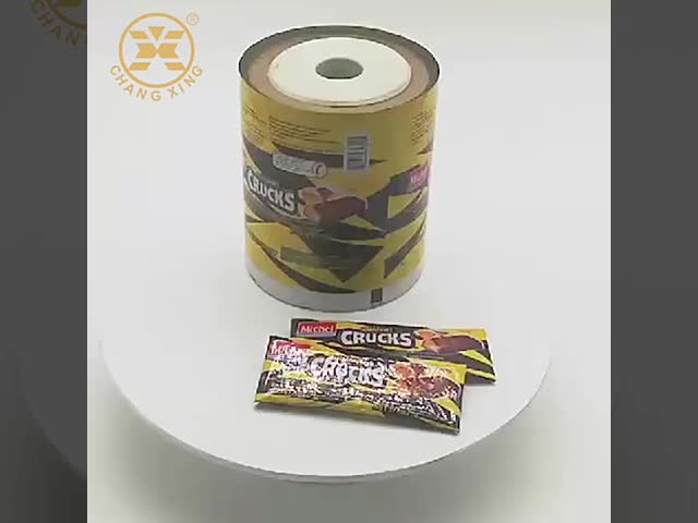 Snack Aluminum Foil Energy Bar Roll Film Food Packaging Bag Energy Bar Packing