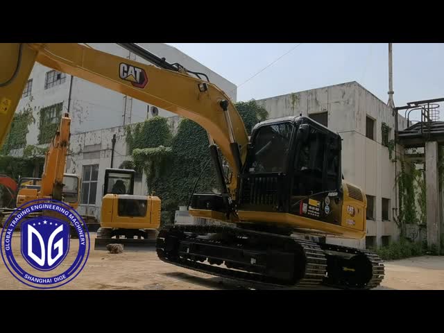 Отзывчивый 312D Использованный гусеничный 12-тонный экскаватор с функциями снижения шума