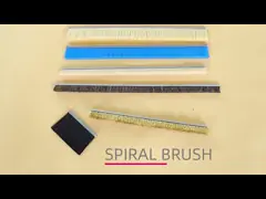 Дверное уплотнение 304 из нержавеющей стали, полировка щеткой для удаления промышленной ржавчины video