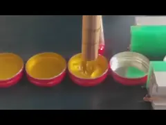 China Four Color Granular Balls Isolation Cream Filling Machine Pattern Isolation Cream Filling Machine supplier