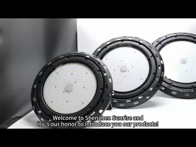 Highbay 80w 100w 150w 200w Dimmable UFO High Bay Led Lights for Canopy Warehouse Airport Anti Flicker
