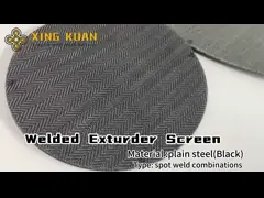 Простые стальные диски экрана ячеистой сети фильтра утюга для пластикового штранг-прессования video