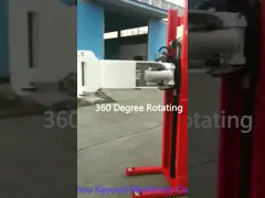 500kg 1000kg Electric Drum Rotator Semi-Electric Lifter Truck Semi-Electric Stacker With Rotation Degree Of 90 180 360