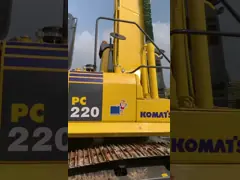 Hydraulic Medium Excavator Secondhand Komatsu PC220 Excavator