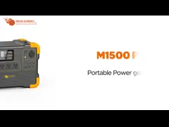 Générateur solaire portable à batterie au lithium UPS 2000W avec capacité de batterie de 1450Wh