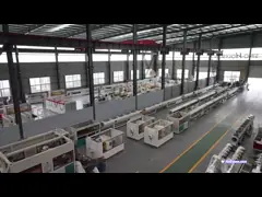 China 380v 50hz 3 Phase PVC Wall Panel Machine 37kW With Laminating And Hot Stamping Machine supplier