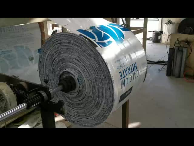 25kg 50kg BOPP 100cmの幅はBOPPによって編まれた大きい包む飼料のための袋を薄板にした