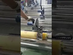 China 3m Length Semi-Automatic Sticker Vinyl And Tarpaulin Flex Banner Roll Cutting Machine supplier