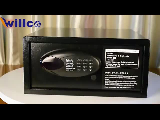 Intelligent Electronic Fireproof Burglary Safe Laptop Size Solid Safe Box