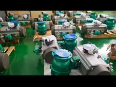 Пневматические шаровые клапаны хорошего качества Пневматический приводящий для шаровых клапанов video