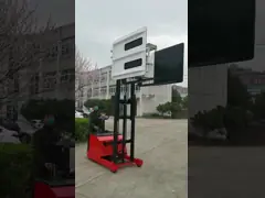 1000 kg load capacity lifting height 2500 mm electric bale clamp stacker