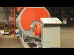 Водогрейный котел на природном газе Q235B Водогрейный котел серии WNS, работающий на жидком топливе video