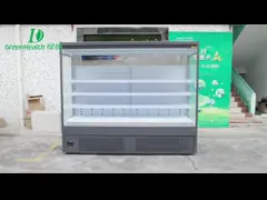 Un refroidisseur à écran ouvert à 4 niveaux avec éclairage LED et couleurs personnalisables