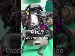Isuzu 6HK1T Euro1 Использованный дизельный двигатель Турбозарядка для FVR video