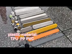 304 нержавеющая сталь Студ слепой галстук Бар Руководство слепой галстук Антискользящий алмазная поверхность тактильный индикатор Студ video