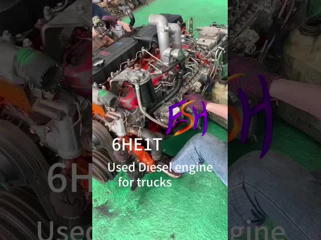 イスズウ 6HE1T 中古ディーゼルエンジン 6シリンダー直射自動車モーター
