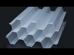 Hexagonal Honeycomb PP PVC Lamella Media Packing For Waste Water Purify tube settler