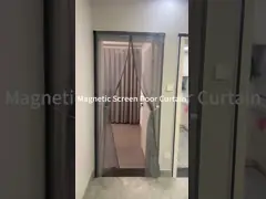 Только оптом!Полиэстерная сетка дверной занавес, москитная сетка 100x210 см Магнитный экран дверь Мягкая сетка дверь video