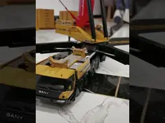 Shacman Heavy Industry 1:50SAC1600S Все земляные машиностроительные краны Сплавная коллекция Подарочная модель video