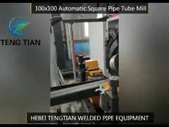 China High Frequency Welded Pipe Mill Motor Adjust Steel 200x200 High Frequency Welded Pipe Mill supplier