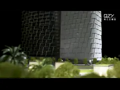 Custom KPF Architectural Physical Model 1/100 PAC Tower Shenzhen