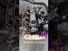 500 Нм Isuzu C240 Части для автомобильной сборки для подержанного дизельного вилочного двигателя video