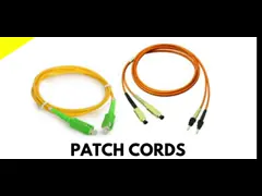 На открытом воздухе ИЭК стекловолокно 60794 гибких проводов, желтый кабель заплаты волокна Ст Лк Пайнткоат video