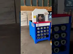 1250kg Crimping Range 6-51 Mm For Super Thin 2 Inch And Nice Colour And Design 15 Dies AC Hose Crimper video