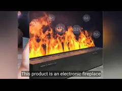 Специальный запрос Многофункциональный электрический камин с функцией увлажнения video