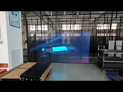 Двусторонний П3.91 Прозрачный светодиодный экран Максимальное потребление энергии 440 Вт/м2 ODM video