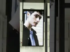 Окно магазина цифровые рекламные вывески проигрыватель высокая яркость видео стенка 49 дюймов video