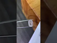 5.3ct Lab Diamond Man Made Emerald Cut Diamond VS1 Clarity F Color