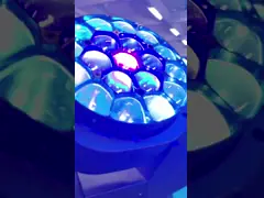 19X15W Led Rgbw 4In1 Большие глаза пчелы Умывание передвижная головная лампа Свет для диджея Дискотека Ночной клуб Бар Сценальные огни video