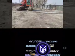 Прочный конструктор DX225 Использованный экскаватор Doosan 22,5 тонны video