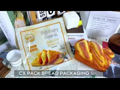 хлеб упаковки хлеба Eco пекарни 500g 1000g плоский дружелюбный для уплотнения пшеничной муки 3 бортового video