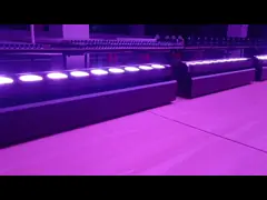 Uplight Умывающий свет Led Battery Bar Light 9x18w 6in1 RGBWA UV Led Battery Powered Wireless Dmx Wall Washer video