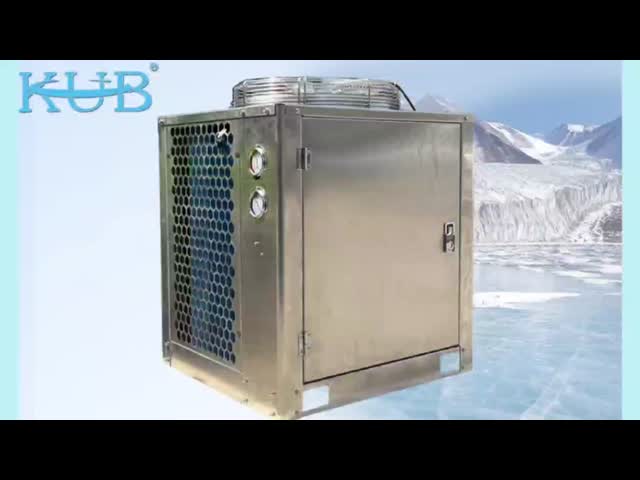 2CES-3Y Compressor Box Type Air Cooled 3HP Condensing Unit Fan Grille And Blades Stainless Steel Condensing Unit