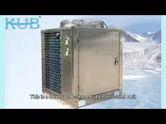 2CES-3Y компрессор Тип коробки Воздушно-охлаждаемый конденсационный агрегат 3HP Решетка вентилятора и лезвия конденсационный агрегат из нержавеющей стали video