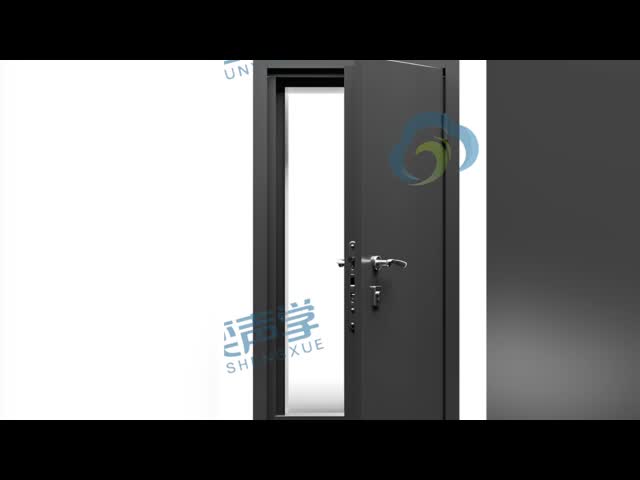 Portas acústicas de aço, à prova de ruído, fechadas por 40 dB
