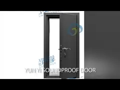 Настраиваемая Металлическая Входная Дверь Внутренняя Звукоизоляция Дверь Звукоизоляция video